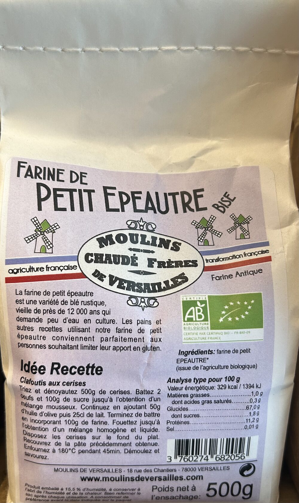 Farine Petit Epeautre 500g