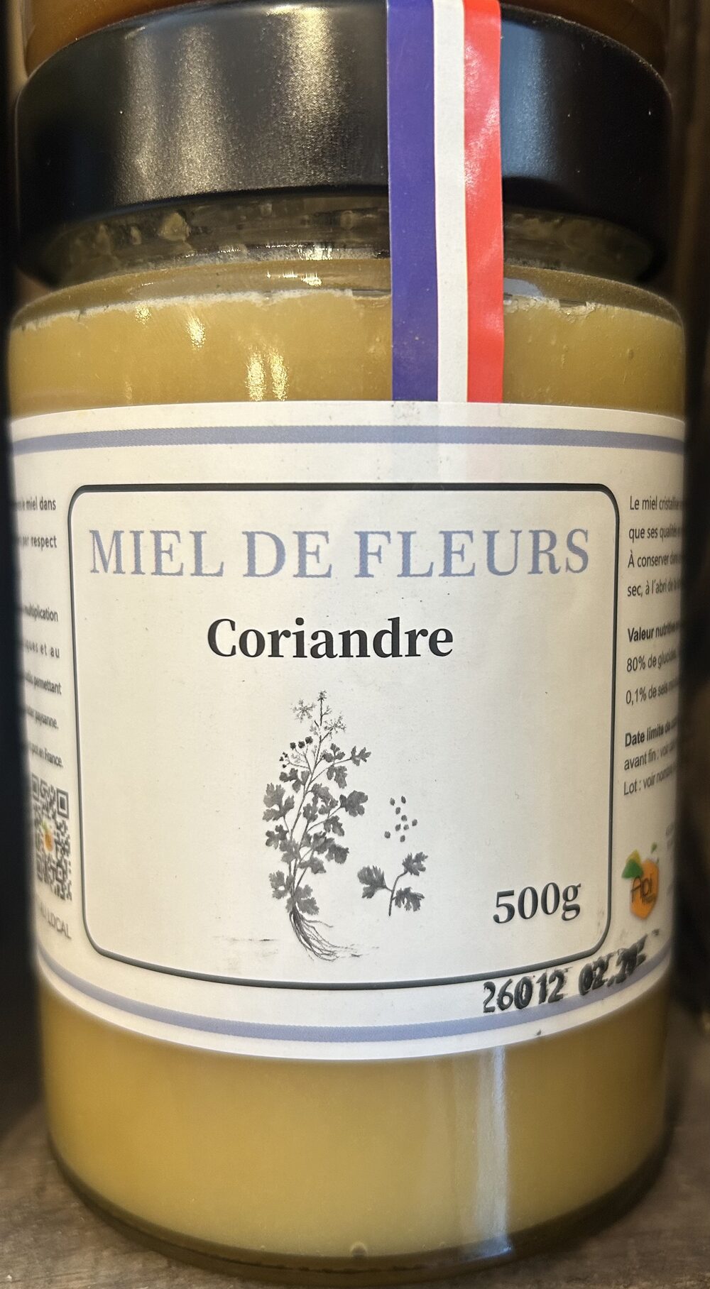 Miel de Gomette Coriandre
