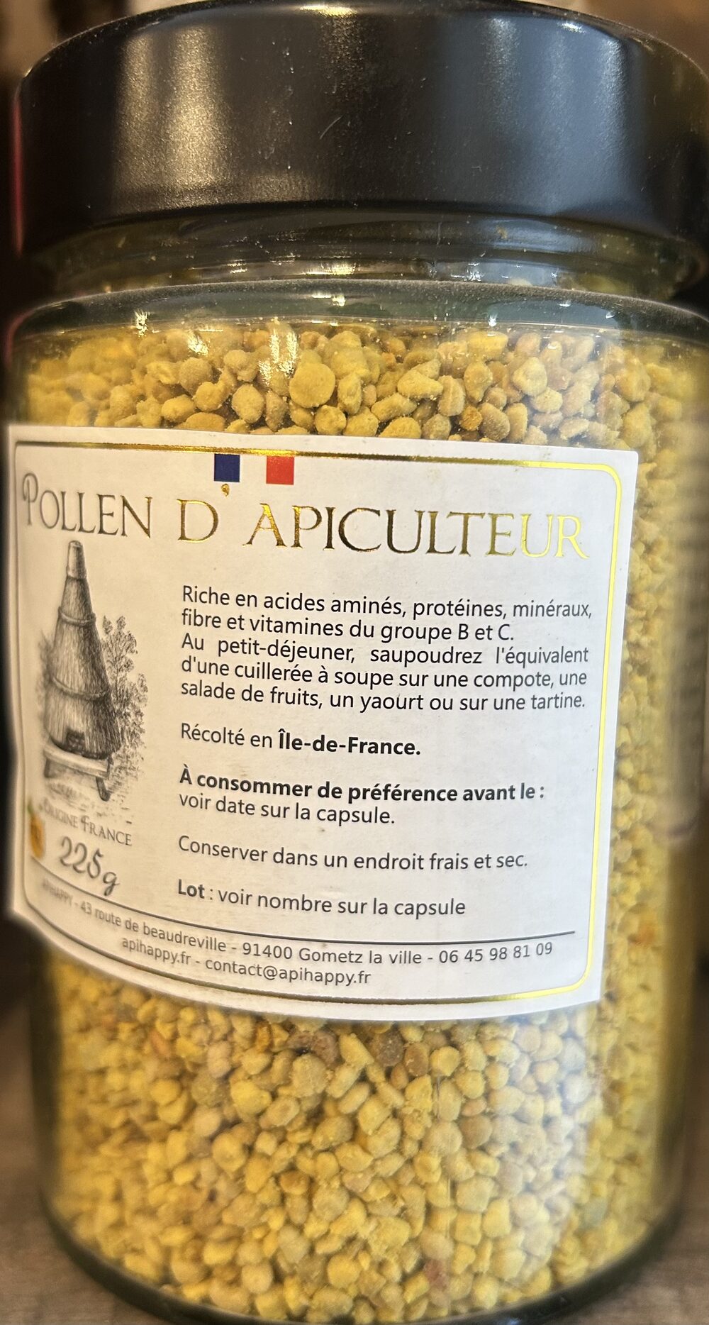 Miel de Gomette Pollen